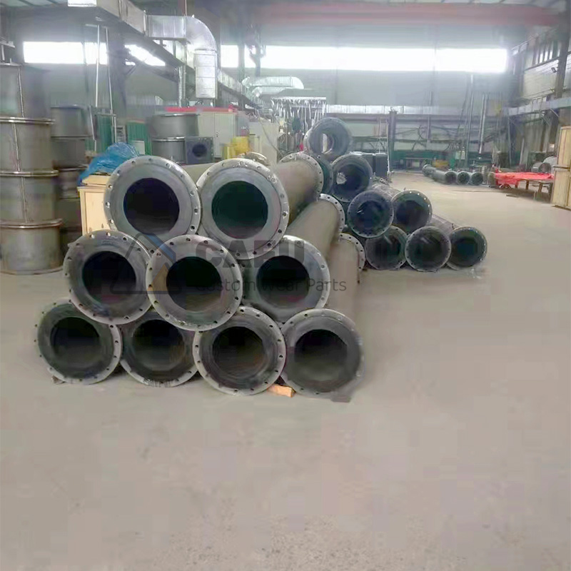 Rubber Lined Steel Pipe