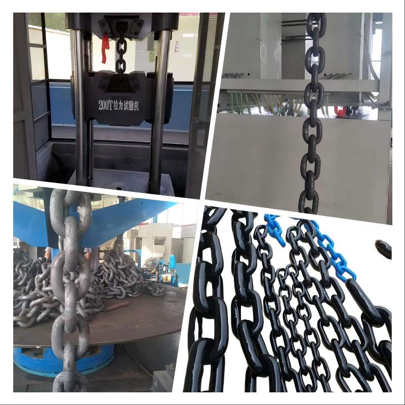 High-Performance Round Steel Link Chains